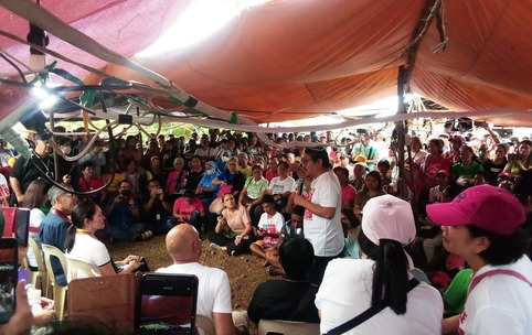 Community gathering in Sibuyan Island